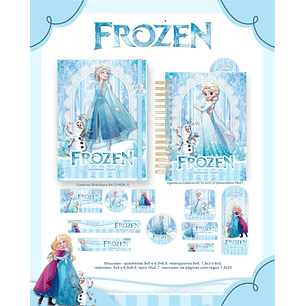 Arquivo de Corte Kit Escolar Frozen