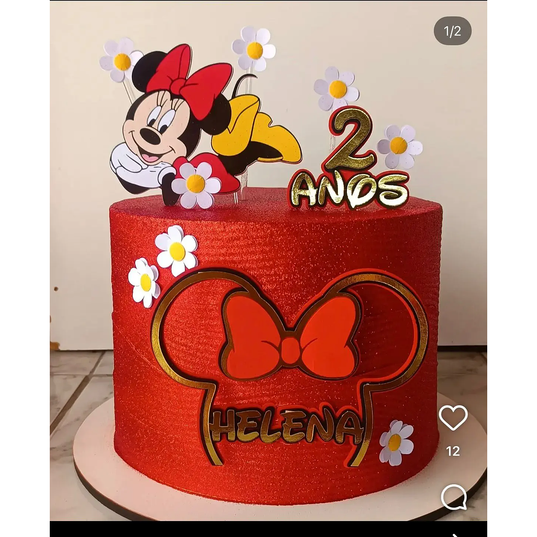 Arquivo de Corte Topo Minnie 1