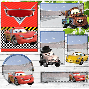 Arquivo de Corte Etiqueta Escolar Carros