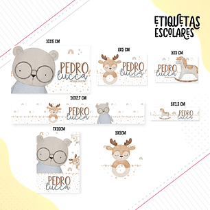 Arquivo de Corte Etiqueta Escolar Brinquedos