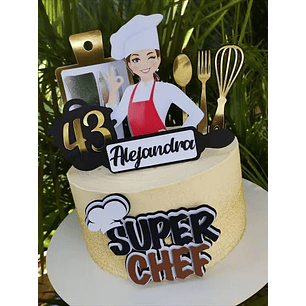 Arquivo de Corte Topo Chef de Cozinha 