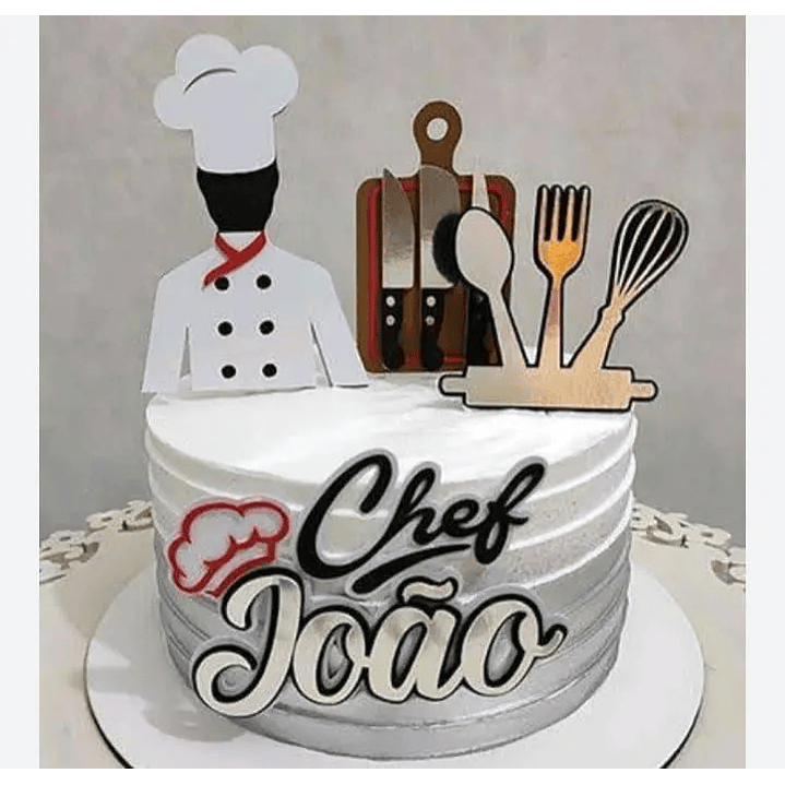 Arquivo de Corte Topo Chef de Cozinha 1