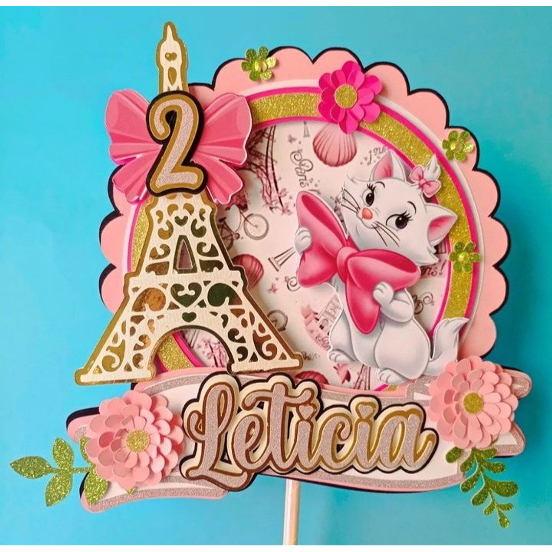 Arquivo de Corte Topo Gata Marie 1