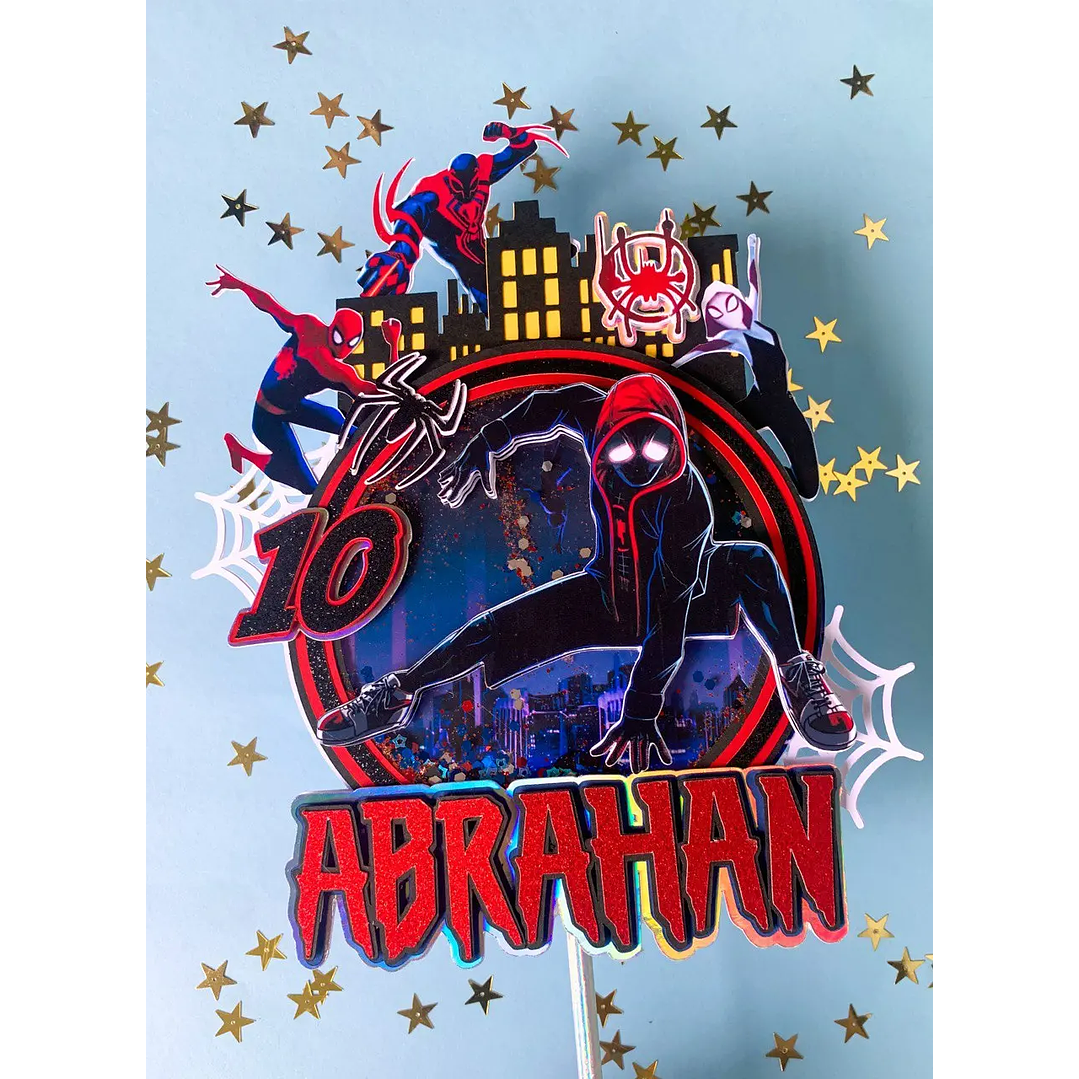 Arquivo de Corte Topo Homen Aranha Miles Morales 1