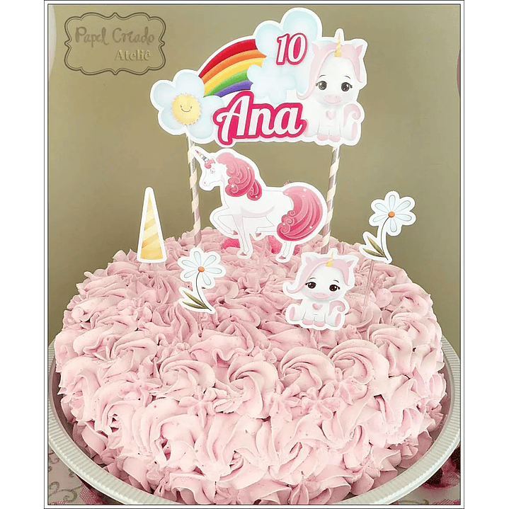 Arquivo de Corte Topo Unicórnio  1