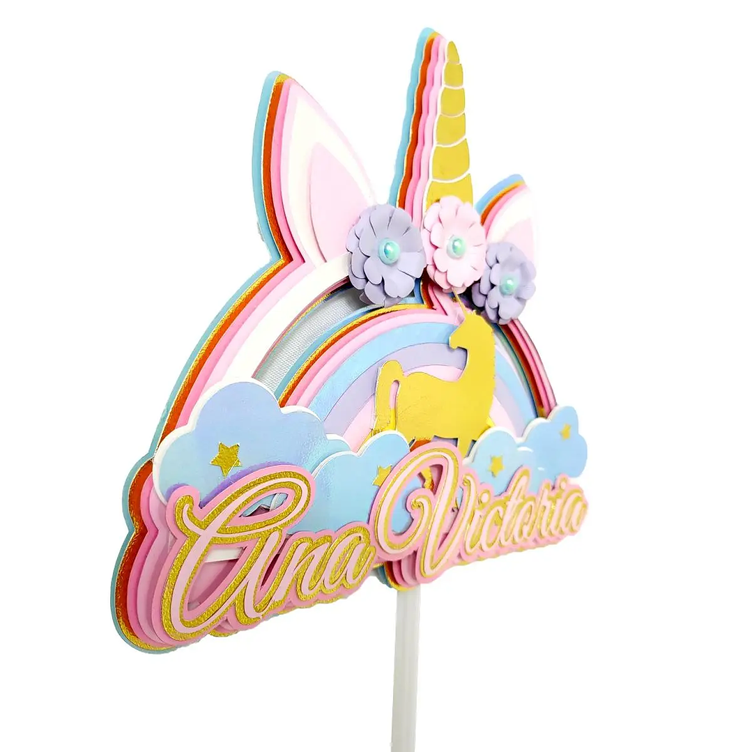 Arquivo de Corte Topo Unicórnio  1