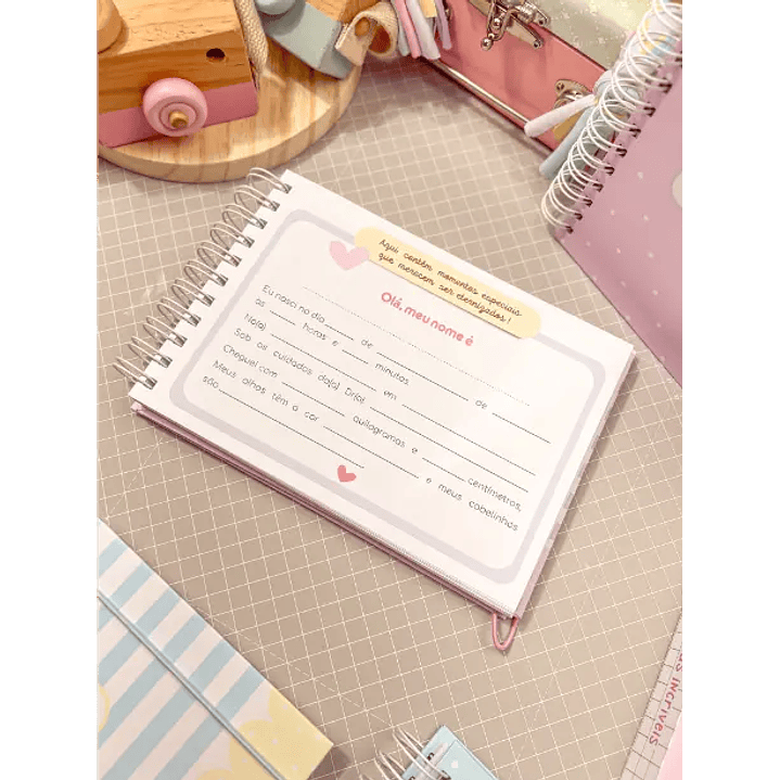 Arquivo Digital Álbum do bebê com caixa 8