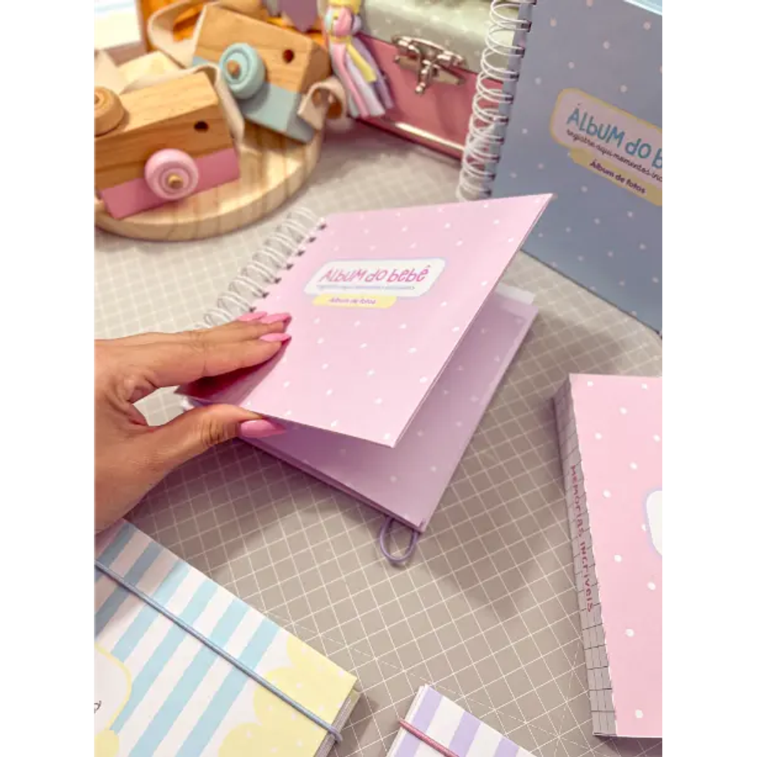 Arquivo Digital Álbum do bebê com caixa 10