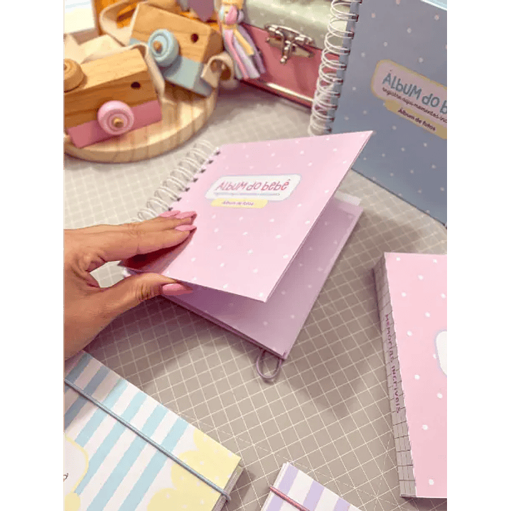 Arquivo Digital Álbum do bebê com caixa 10