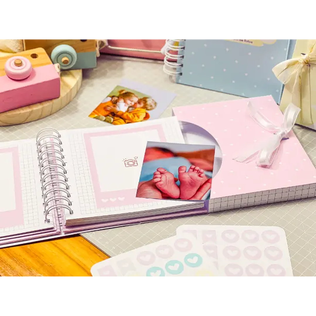 Arquivo Digital Álbum do bebê com caixa 11