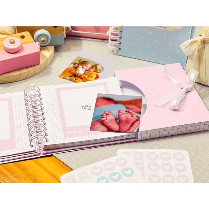 Arquivo Digital Álbum do bebê com caixa 11