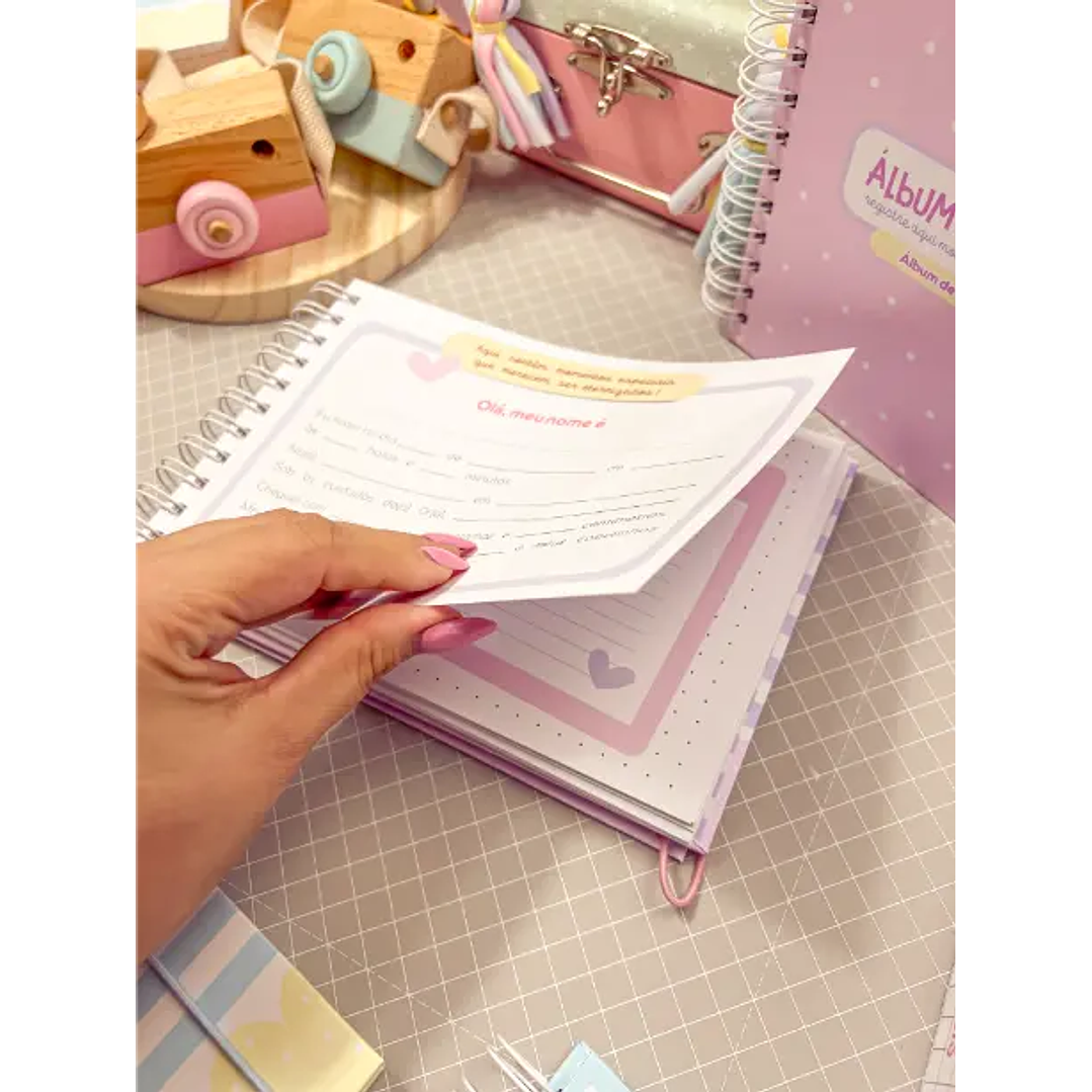 Arquivo Digital Álbum do bebê com caixa 12