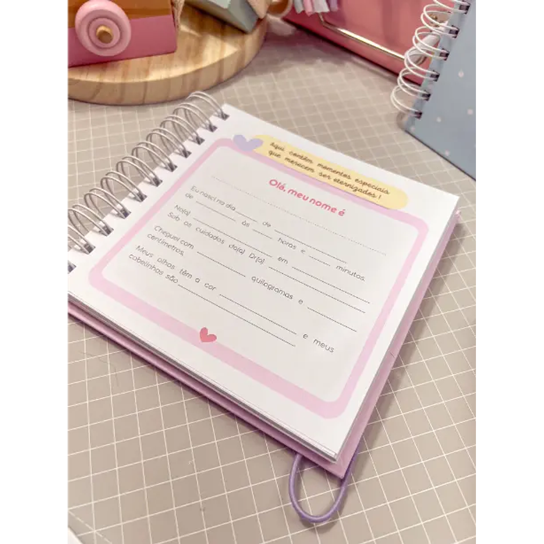 Arquivo Digital Álbum do bebê com caixa 13