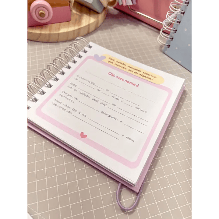 Arquivo Digital Álbum do bebê com caixa 13