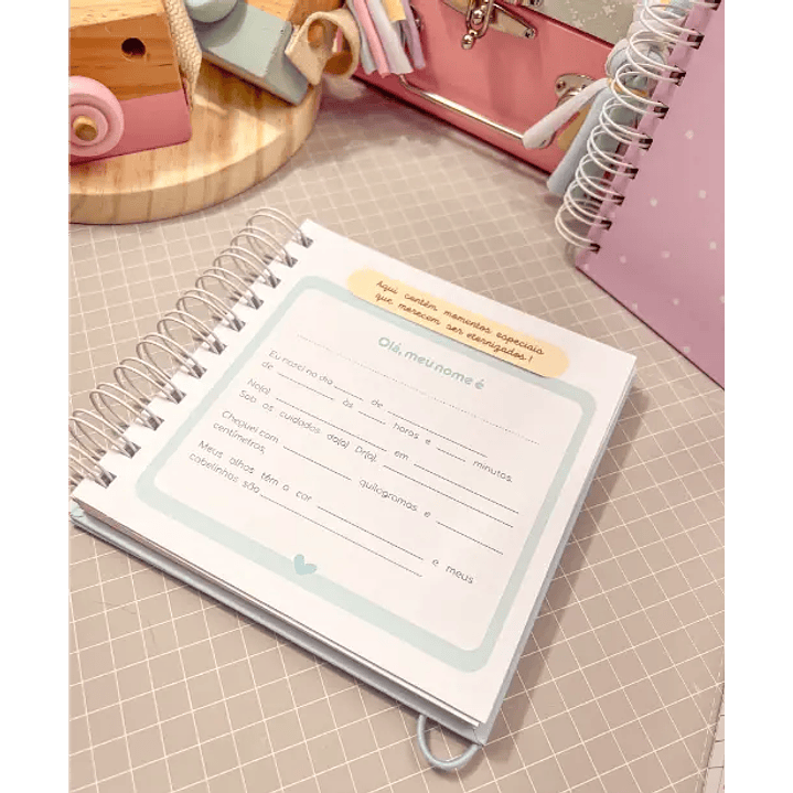 Arquivo Digital Álbum do bebê com caixa 15