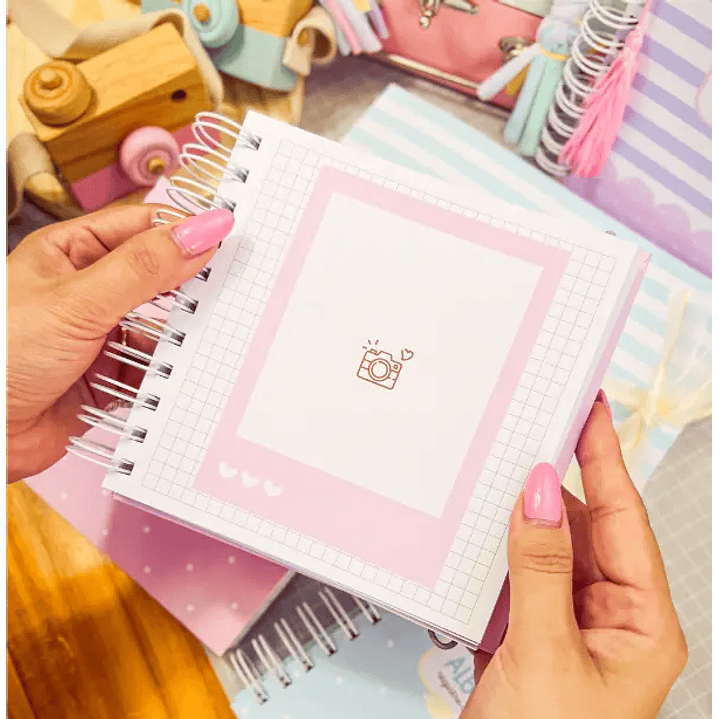 Arquivo Digital Álbum do bebê com caixa 16