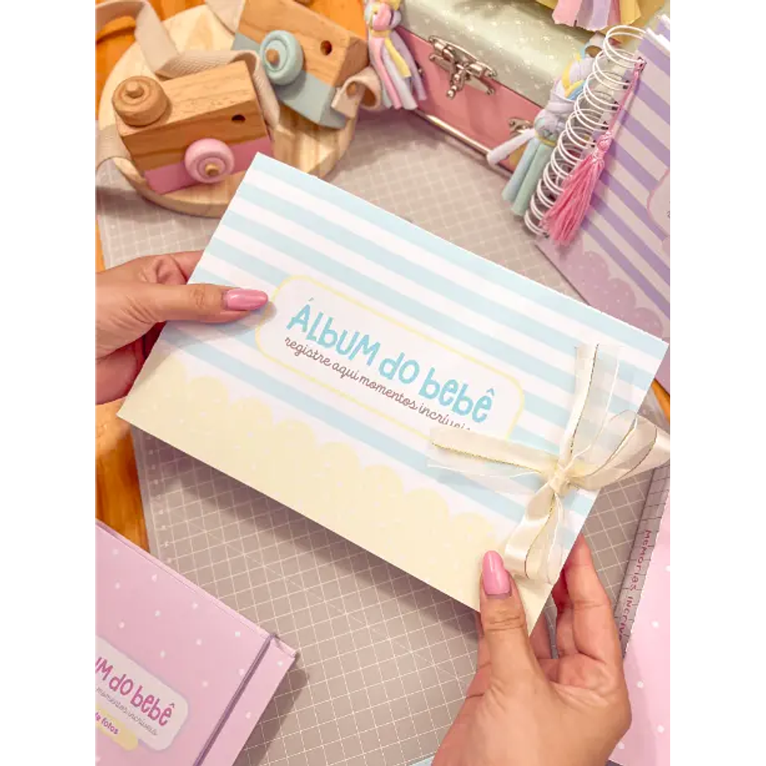 Arquivo Digital Álbum do bebê com caixa 17