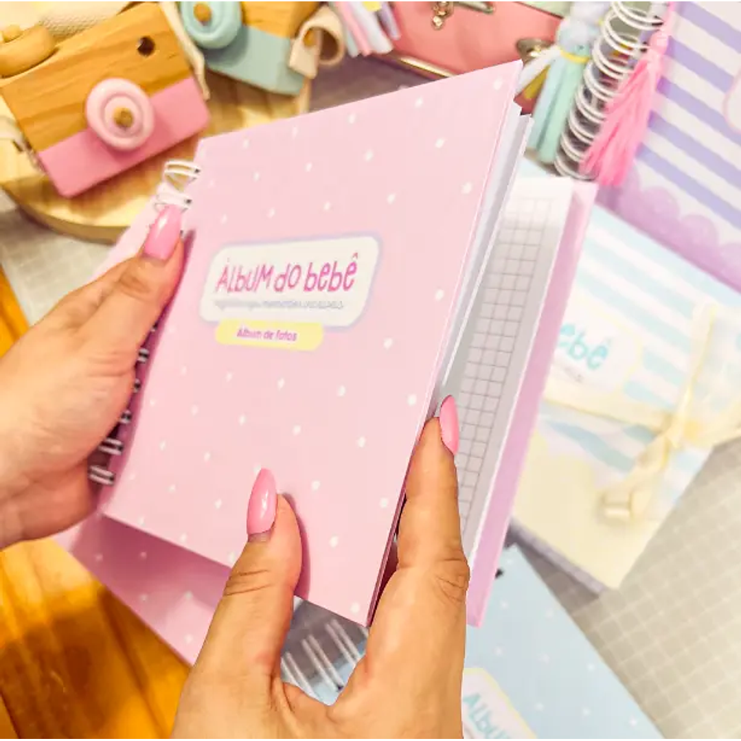 Arquivo Digital Álbum do bebê com caixa 19