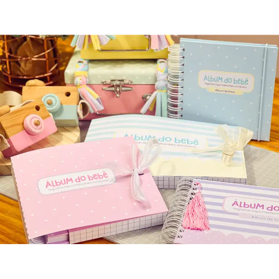 Arquivo Digital Álbum do bebê com caixa 1