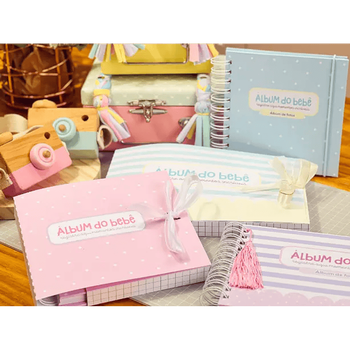 Arquivo Digital Álbum do bebê com caixa 1