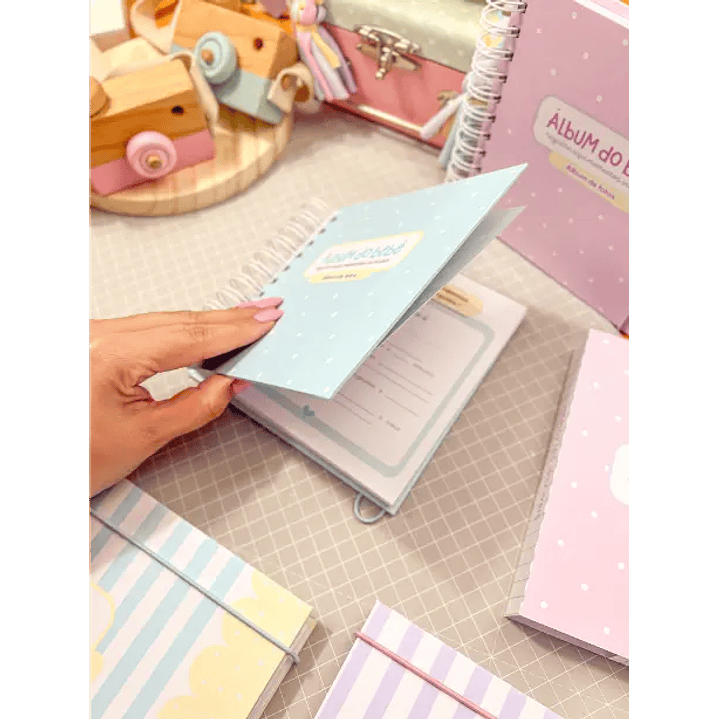 Arquivo Digital Álbum do bebê com caixa 21