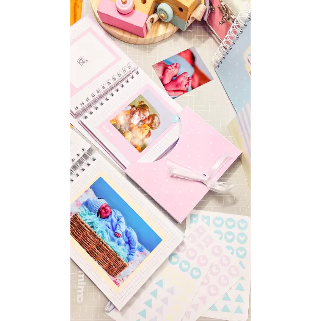 Arquivo Digital Álbum do bebê com caixa 22