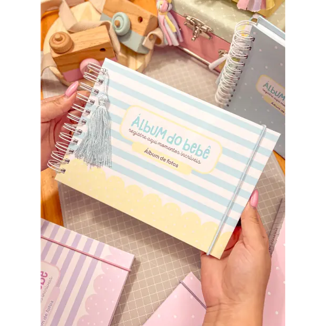 Arquivo Digital Álbum do bebê com caixa 24