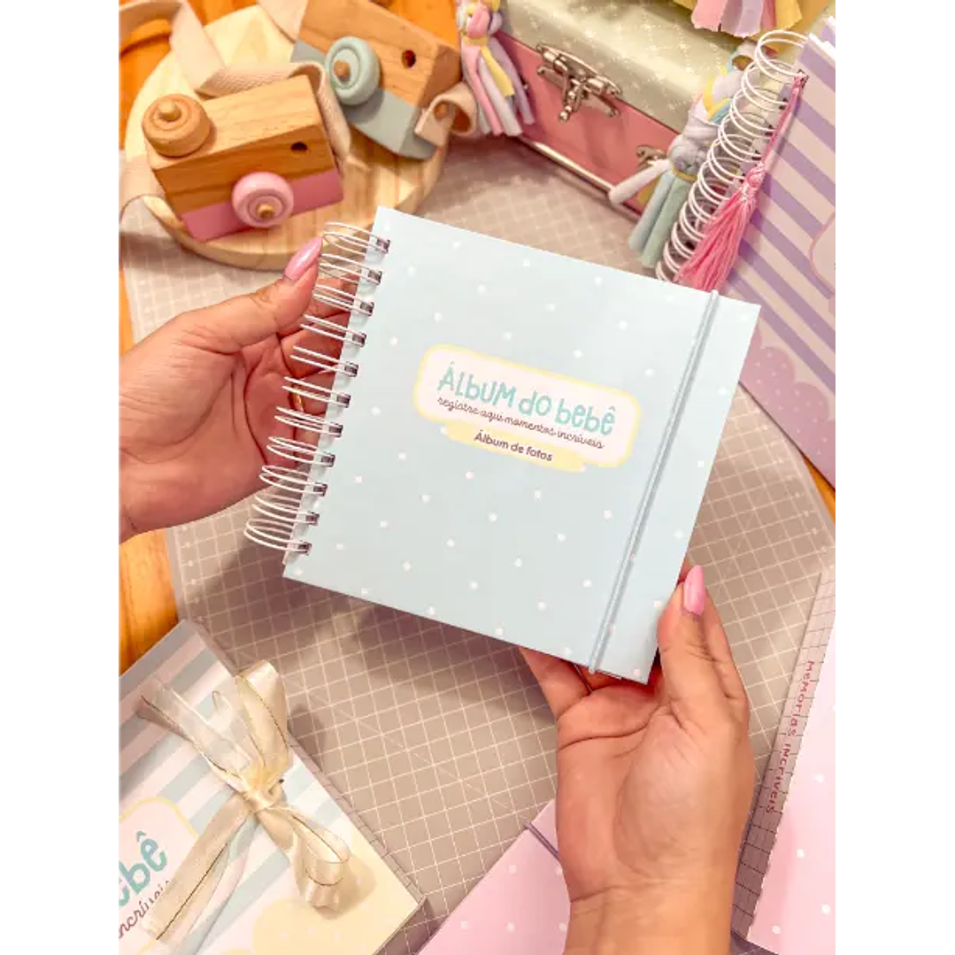 Arquivo Digital Álbum do bebê com caixa 27