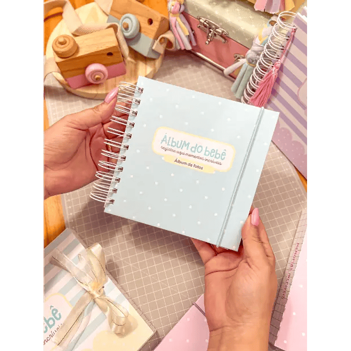 Arquivo Digital Álbum do bebê com caixa 27