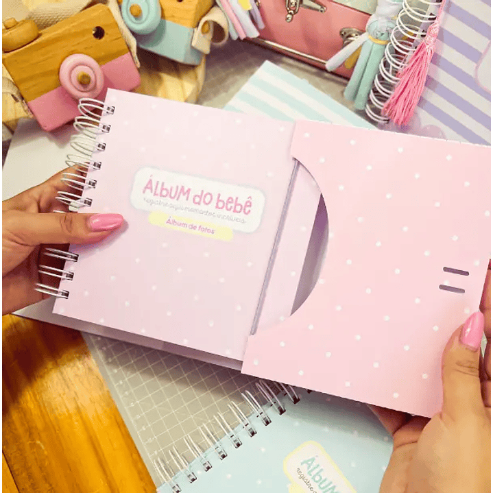 Arquivo Digital Álbum do bebê com caixa 28