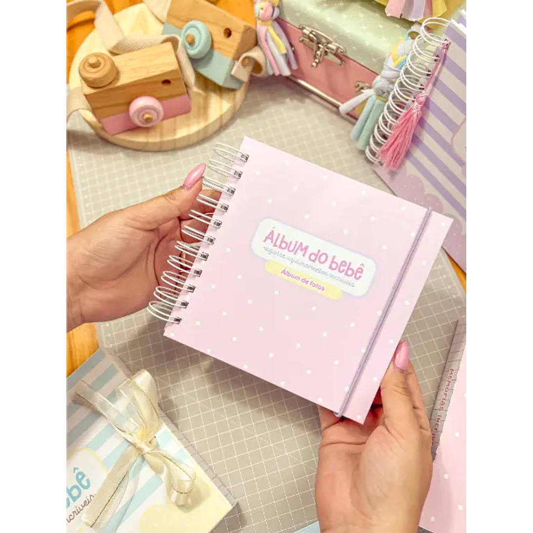 Arquivo Digital Álbum do bebê com caixa 30