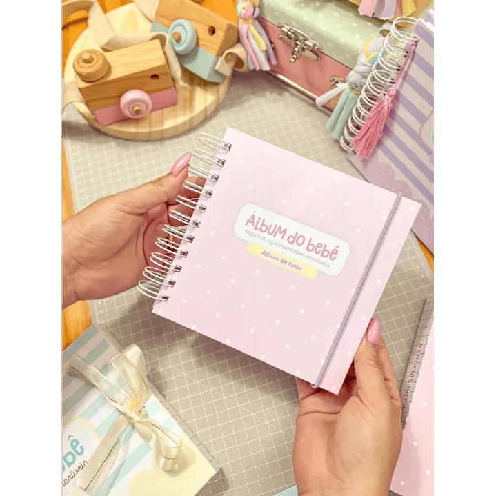 Arquivo Digital Álbum do bebê com caixa 30