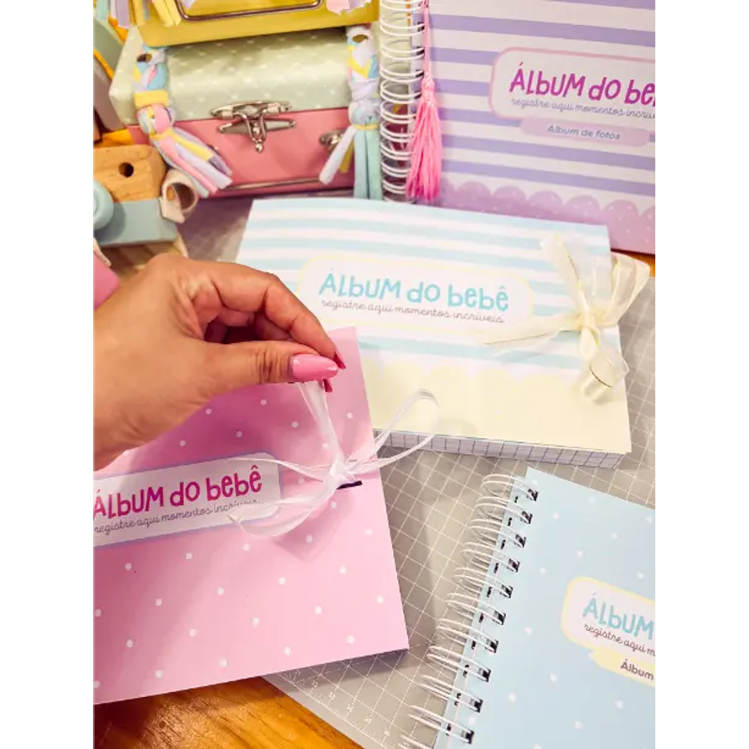 Arquivo Digital Álbum do bebê com caixa 31