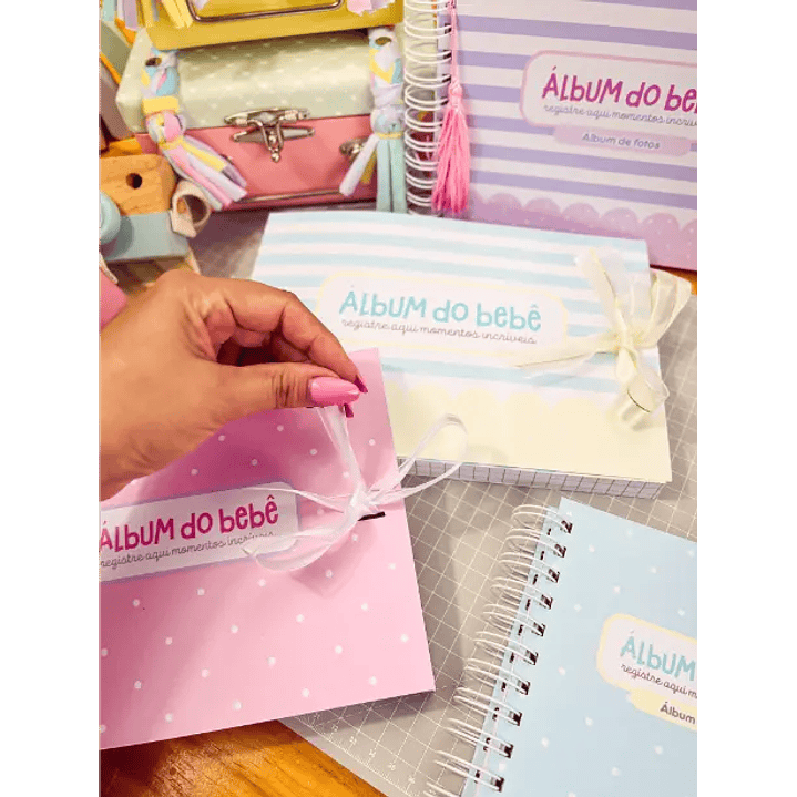 Arquivo Digital Álbum do bebê com caixa 31