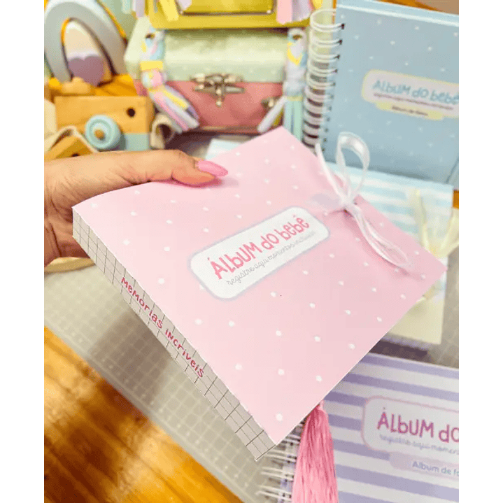 Arquivo Digital Álbum do bebê com caixa 34