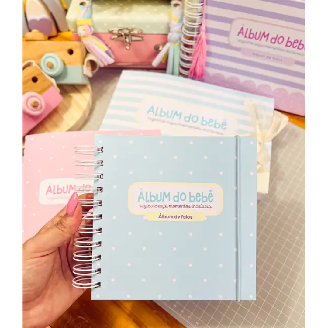 Arquivo Digital Álbum do bebê com caixa 35