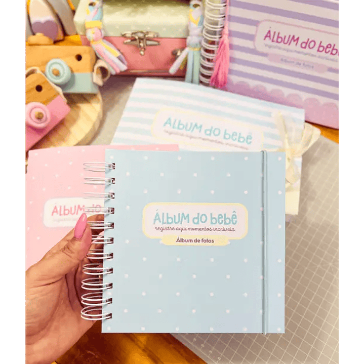 Arquivo Digital Álbum do bebê com caixa 35