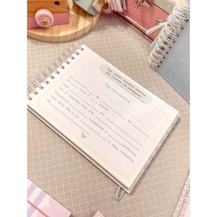 Arquivo Digital Álbum do bebê com caixa 37