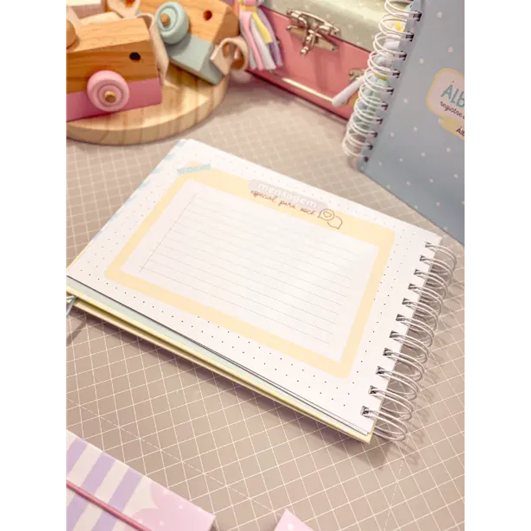 Arquivo Digital Álbum do bebê com caixa 38