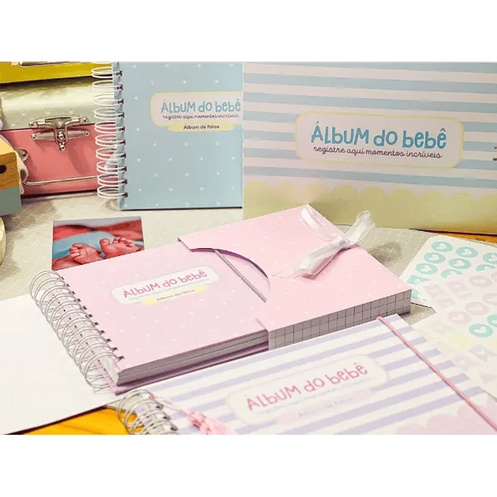 Arquivo Digital Álbum do bebê com caixa 2