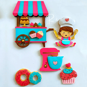 Arquivo de Corte Topo Confeitaria