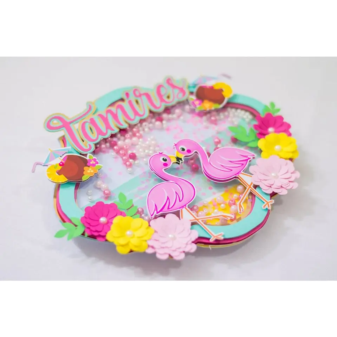 Arquivo de Corte Topo Flamingo  1