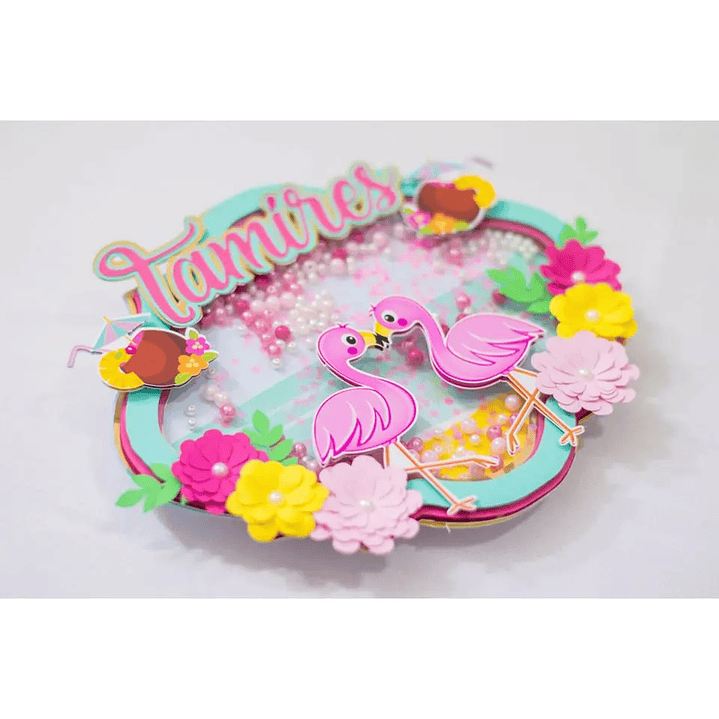 Arquivo de Corte Topo Flamingo  1