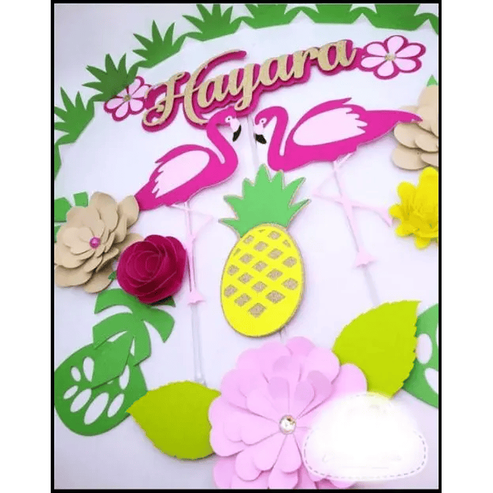 Arquivo de Corte Topo Flamingo  1