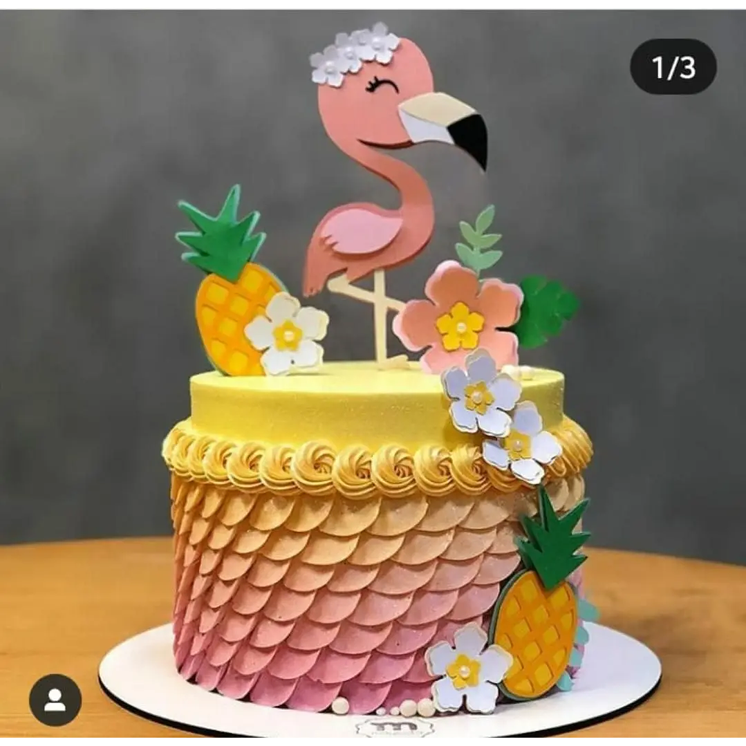 Arquivo de Corte Topo Flamingo  1