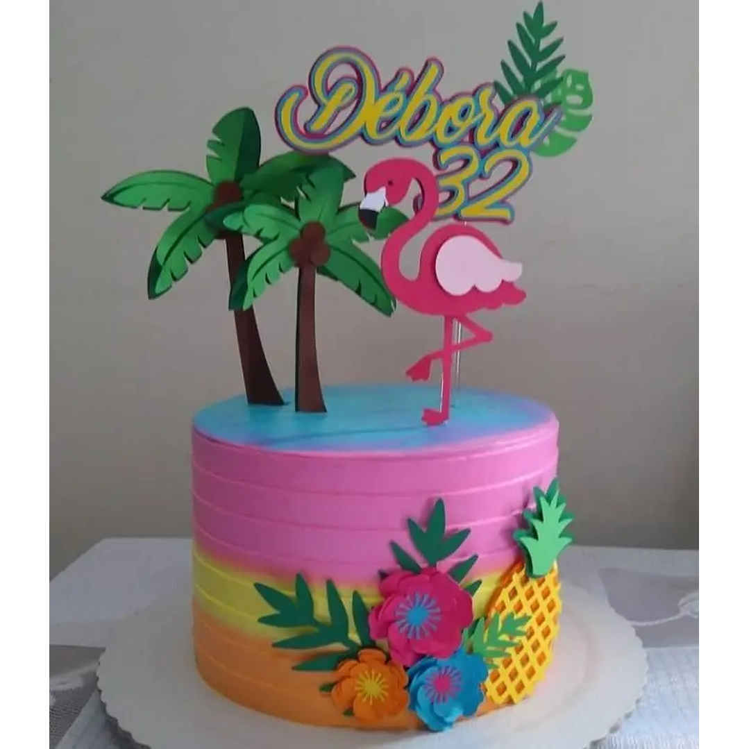 Arquivo de Corte Topo Flamingo 1