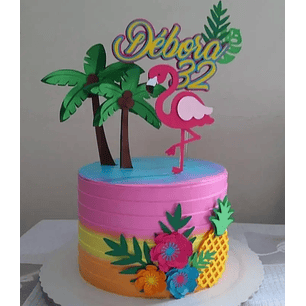 Arquivo de Corte Topo Flamingo