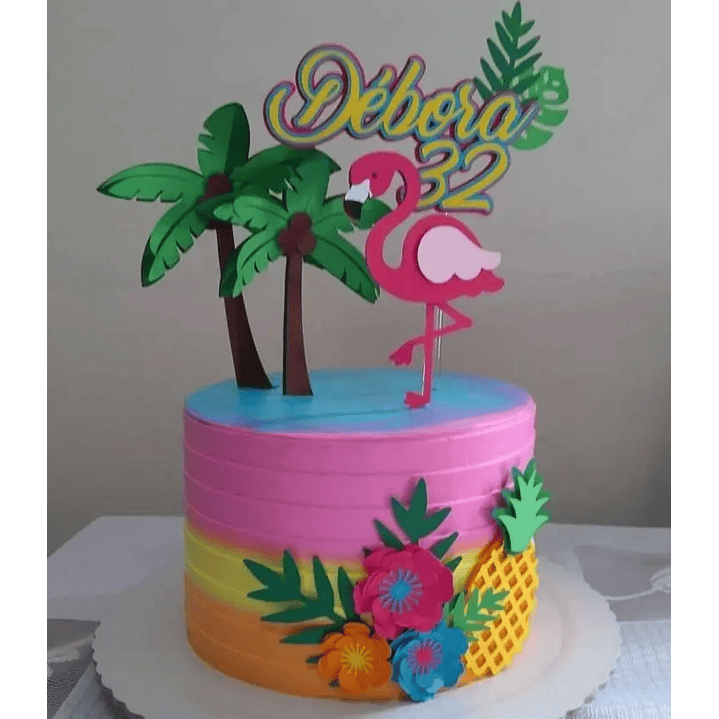 Arquivo de Corte Topo Flamingo 1