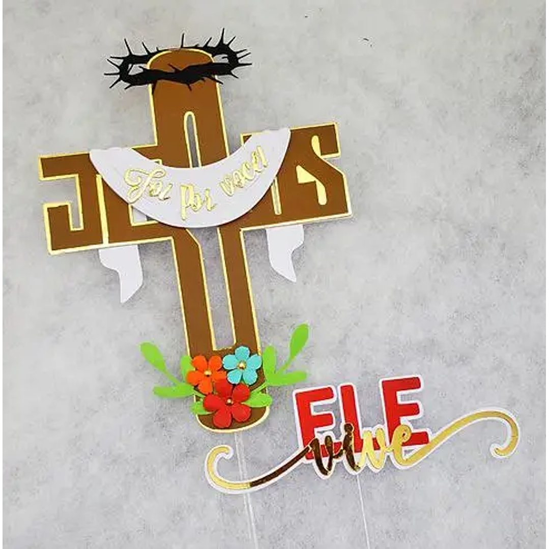 Arquivo de Corte Topo Páscoa Cristã 1