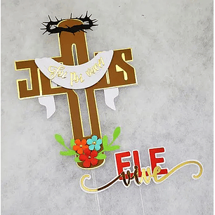 Arquivo de Corte Topo Páscoa Cristã